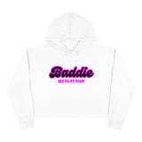 BADDIE BEHAVIOR CROPPED HOODIE