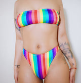 RAINBOW BRITE TUBE BIKINI TOP