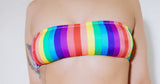 RAINBOW BRITE TUBE BIKINI TOP