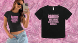 Baddie Breaking Generational Curses Rib Baby Tee