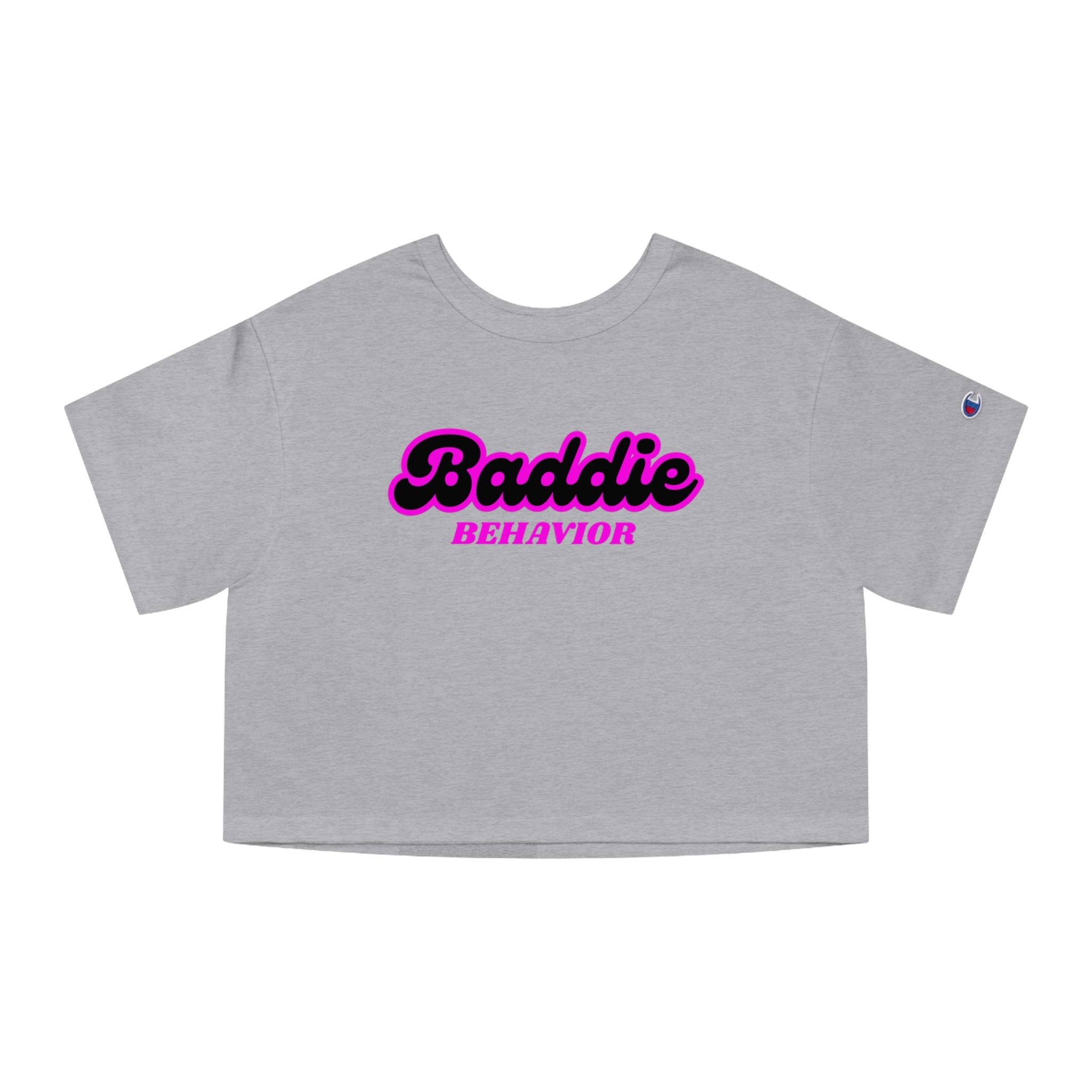 BADDIE BEHAVIOR CROPPED T-SHIRT