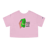 "MONEY COMES TO ME EASILY" CROPPED T-SHIRT